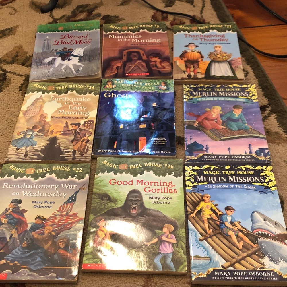 Magic Yreehouse Book Set - Kids Learning Adventure Stories (Various Covers)